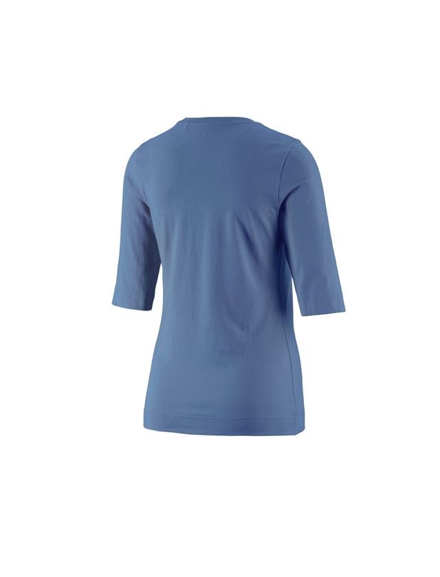 Galabau / Forst- und Landwirtschaft: e.s. Shirt 3/4-Arm cotton stretch, Damen + kobalt 1