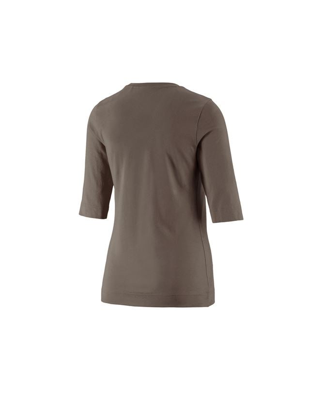 Installateur / Klempner: e.s. Shirt 3/4-Arm cotton stretch, Damen + stein 3