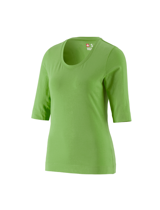 Installateur / Klempner: e.s. Shirt 3/4-Arm cotton stretch, Damen + seegrün 1