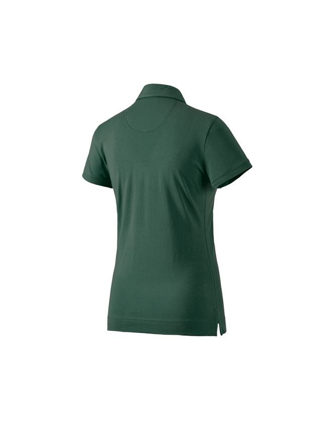 Themen: e.s. Polo-Shirt cotton stretch, Damen + grün 1