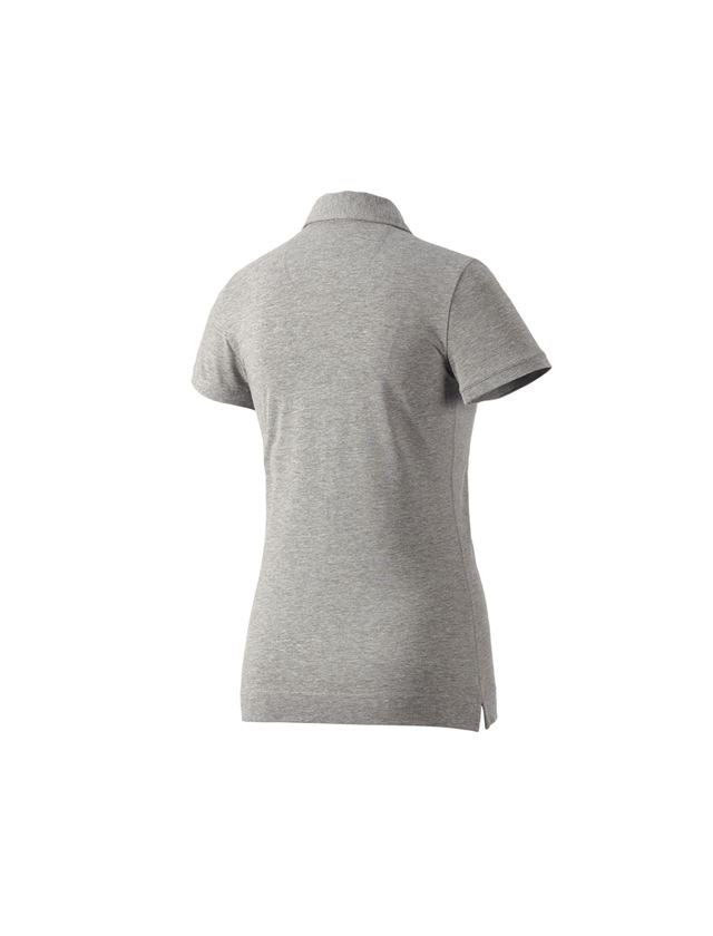 Installateur / Klempner: e.s. Polo-Shirt cotton stretch, Damen + graumeliert 1