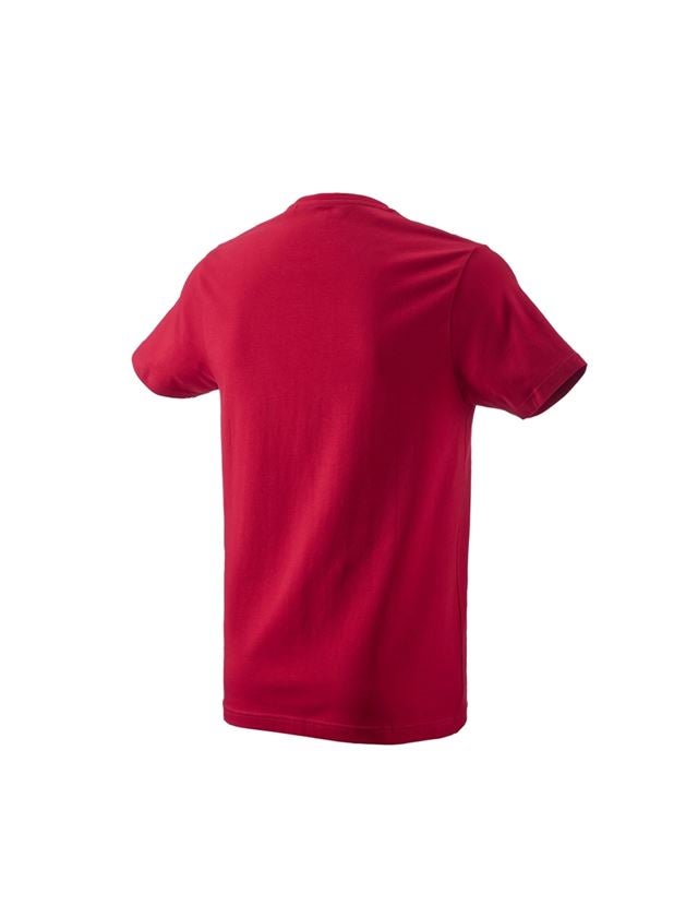 Hauts: e.s. T-Shirt 1908 + rouge vif/blanc 3