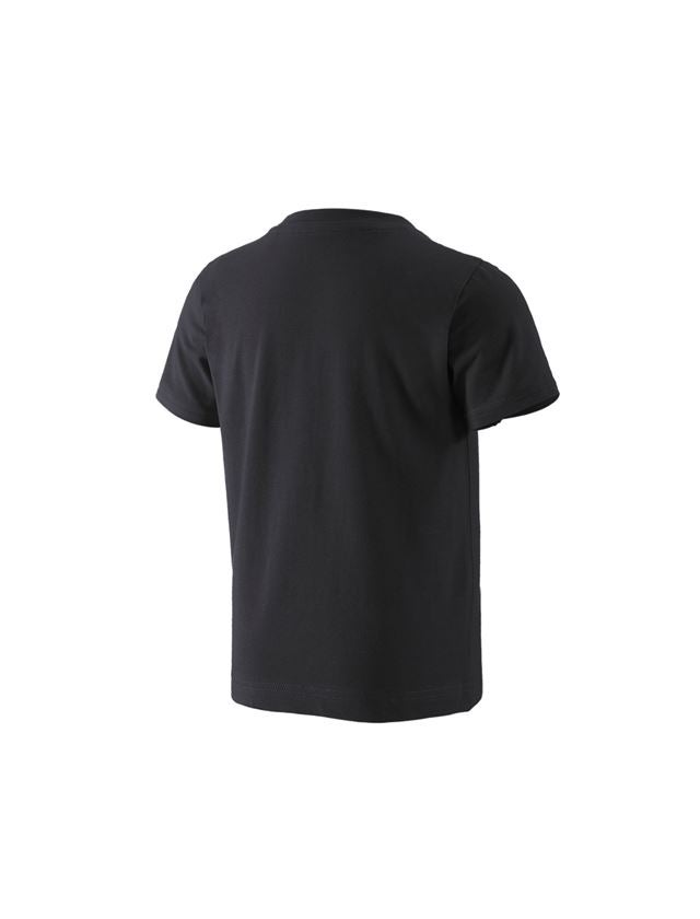 Shirts & Co.: e.s. T-Shirt 1908, Kinder + schwarz/weiß 1