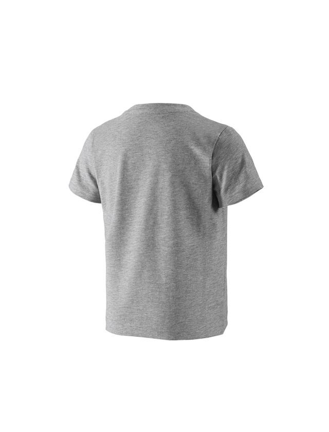 Hauts: e.s. T-Shirt 1908, enfants + gris mélange/blanc 2