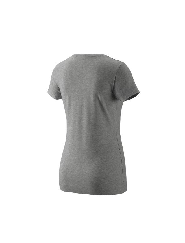 Schreiner / Tischler: e.s. T-Shirt 1908, Damen + graumeliert/weiß 1