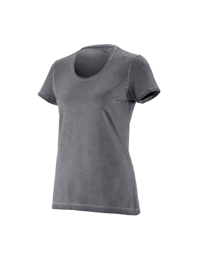 Galabau / Forst- und Landwirtschaft: e.s. T-Shirt vintage cotton stretch, Damen + zement vintage