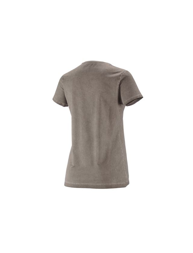 Galabau / Forst- und Landwirtschaft: e.s. T-Shirt vintage cotton stretch, Damen + taupe vintage 3