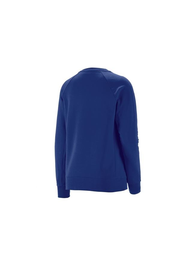 Thèmes: e.s. Sweatshirt cotton stretch, femmes + bleu royal 1
