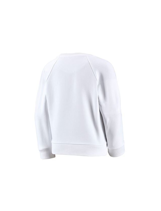 Thèmes: e.s. Sweatshirt cotton stretch, enfants + blanc 1