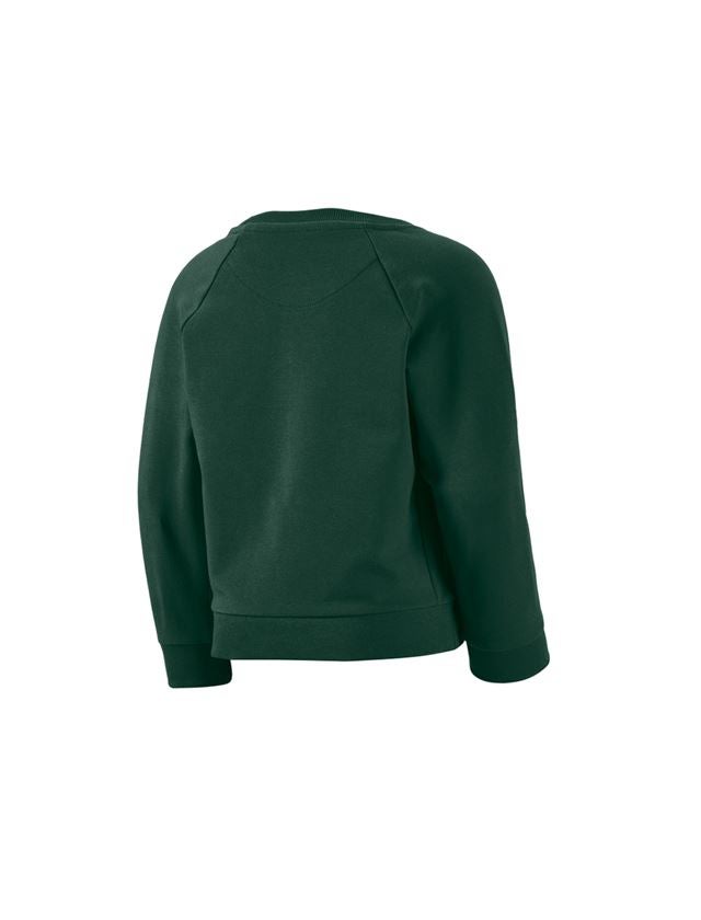 Thèmes: e.s. Sweatshirt cotton stretch, enfants + vert 2