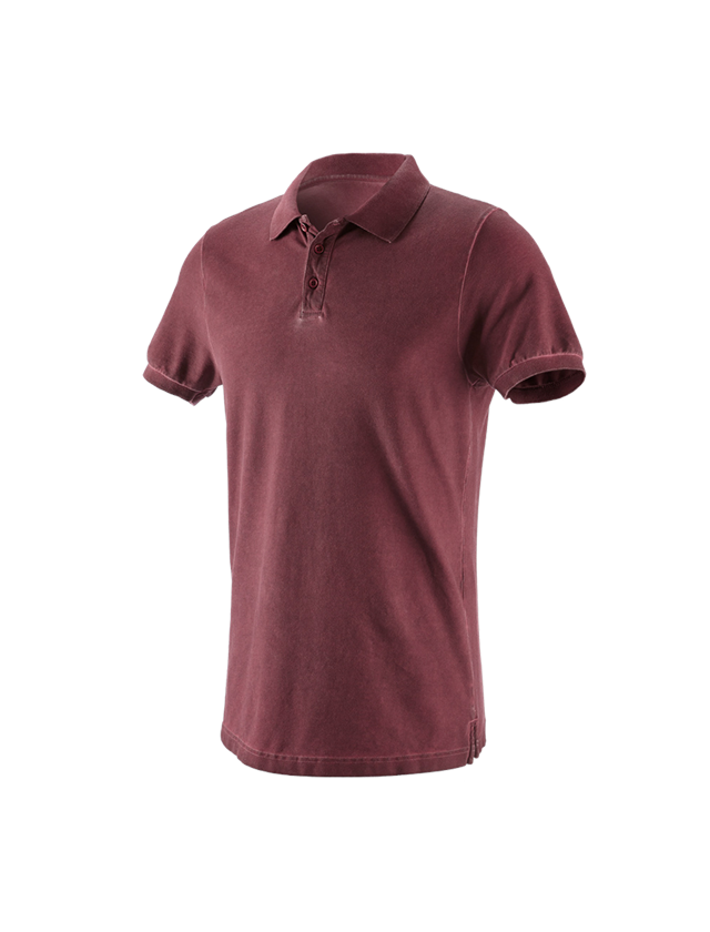 Shirts & Co.: e.s. Polo-Shirt vintage cotton stretch + rubin vintage 4