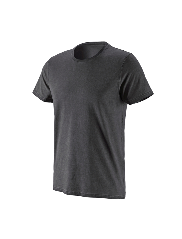 Shirts & Co.: e.s. T-Shirt vintage cotton stretch + oxidschwarz vintage 2