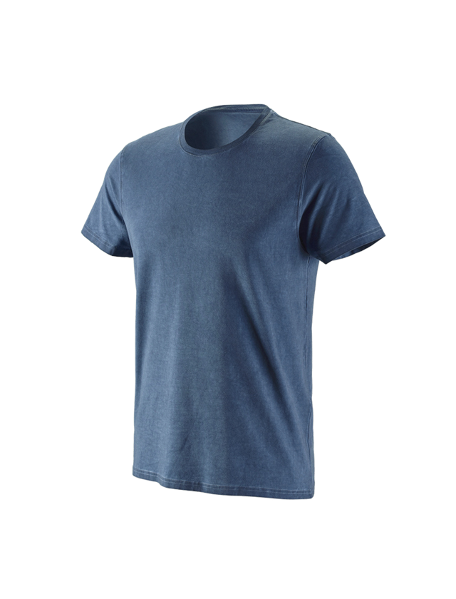 Hauts: e.s. T-Shirt vintage cotton stretch + bleu antique vintage 3