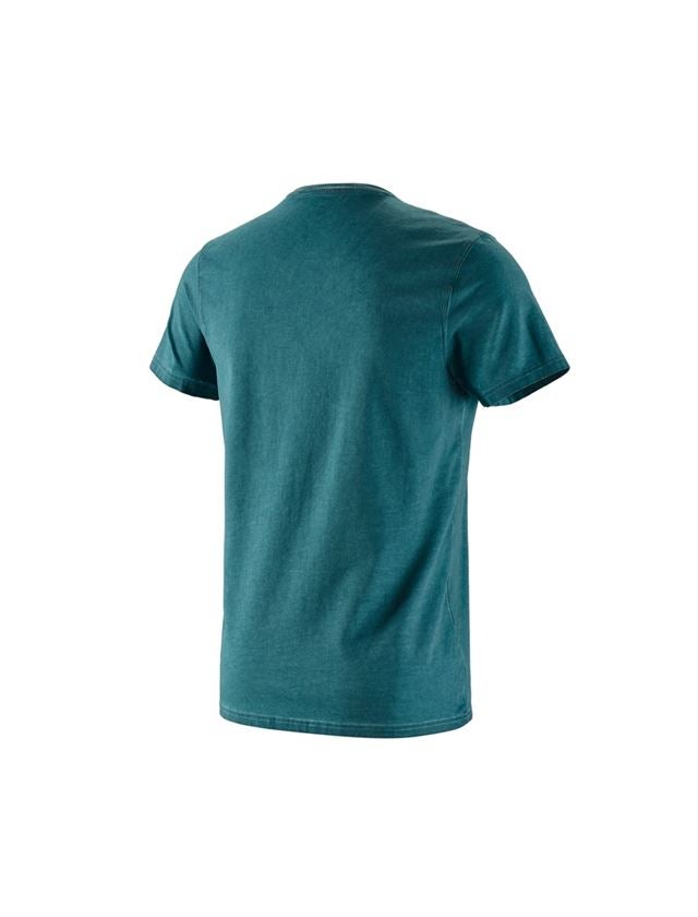 Schreiner / Tischler: e.s. T-Shirt vintage cotton stretch + dunkelcyan vintage 6