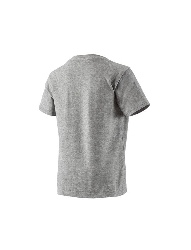 Thèmes: e.s. T-shirt cotton stretch, enfants + gris mélange 3