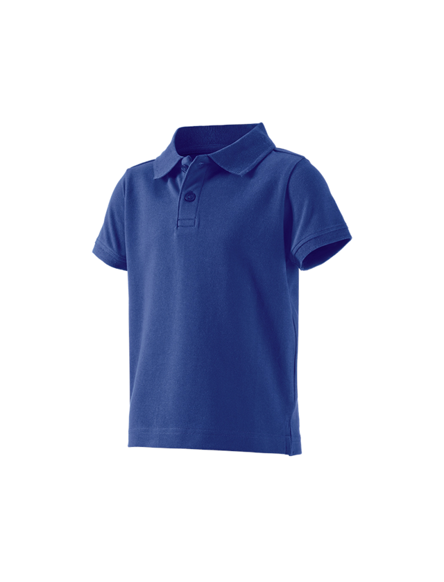 Themen: e.s. Polo-Shirt cotton stretch, Kinder + kornblau