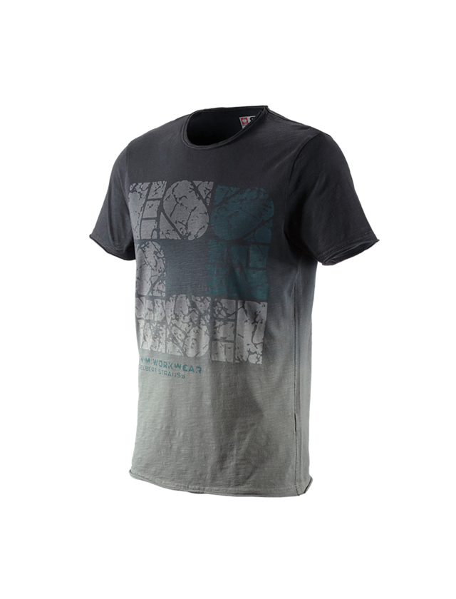 Shirts & Co.: e.s. T-Shirt denim workwear + oxidschwarz vintage