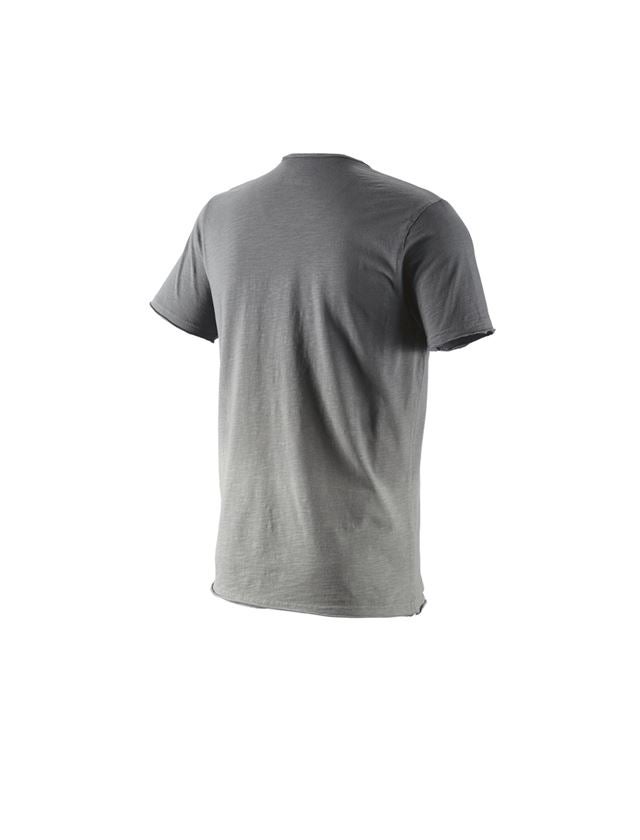 Hauts: e.s. T-Shirt denim workwear + granit vintage 1