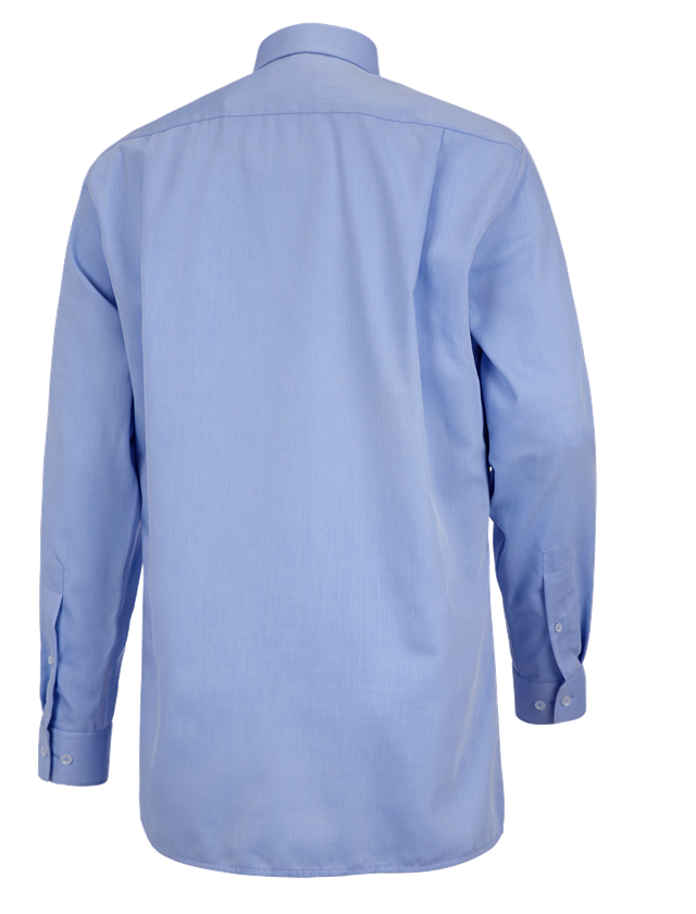 Shirts & Co.: Business Hemd e.s.comfort, langarm + hellblau melange 3