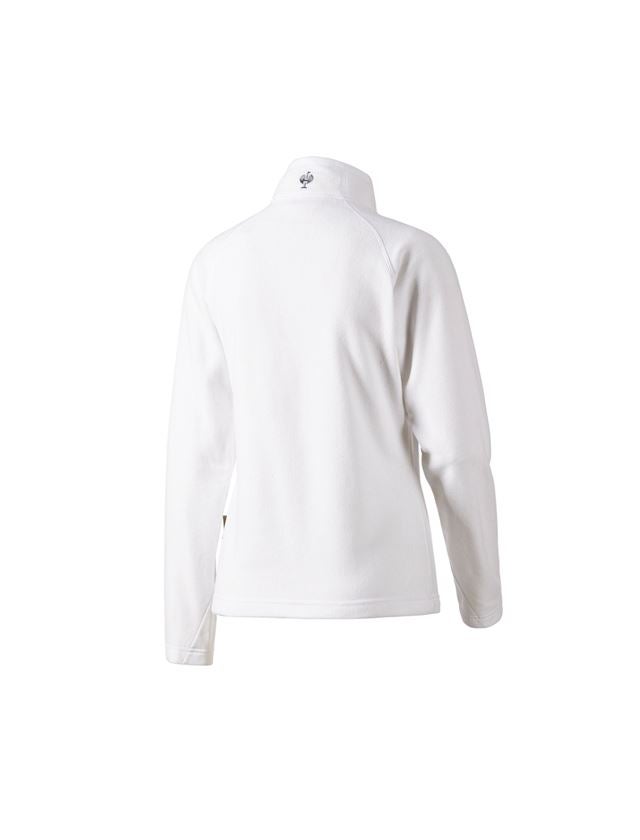 Shirts & Co.: Damen Microfleece Troyer dryplexx® micro + weiß 1