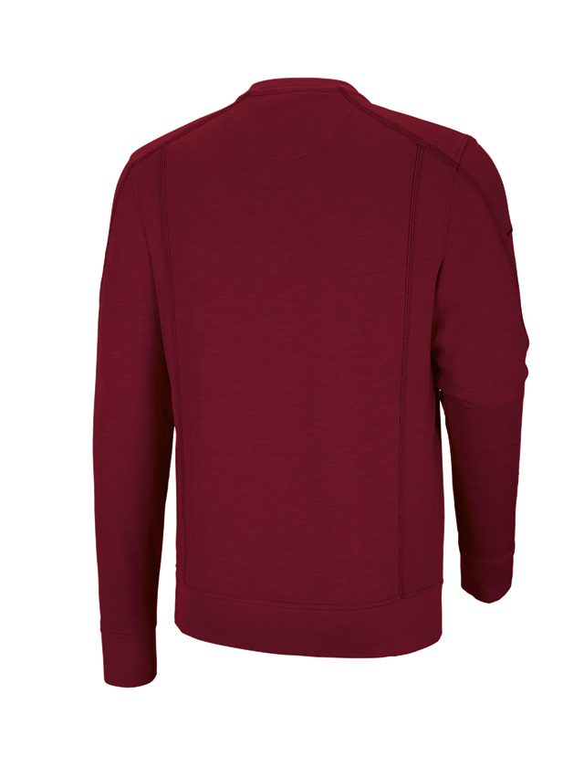 Thèmes: Sweatshirt cotton slub e.s.roughtough + rubis 3