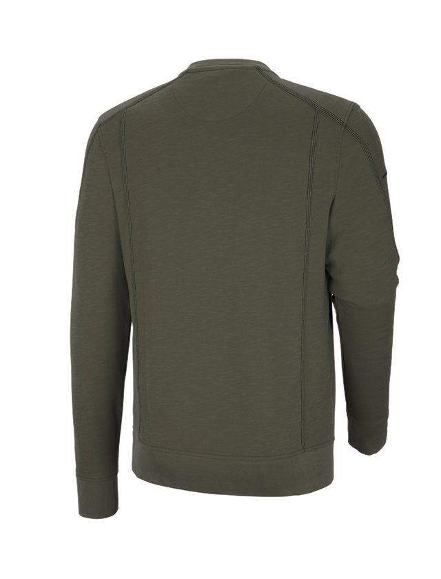 Hauts: Sweatshirt cotton slub e.s.roughtough + thym 3