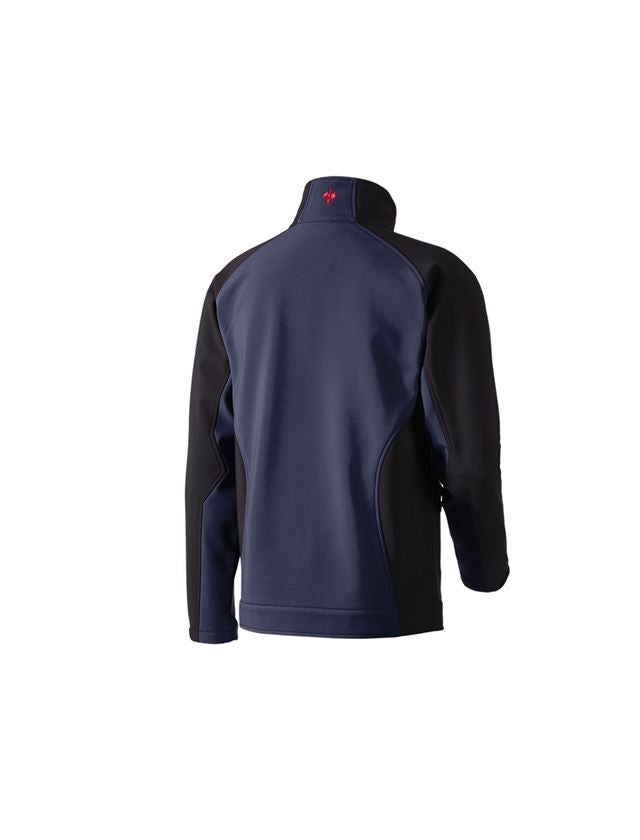 Vestes de travail: Veste Softshell dryplexx® softlight + bleu foncé/noir 1
