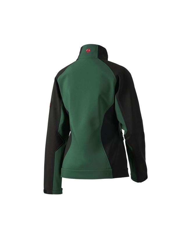 Vestes de travail: Veste Softshell dryplexx® softlight, femmes + vert/noir 3