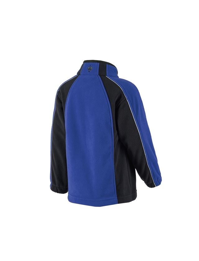 Jacken: Kinder Microfleece Jacke dryplexx® micro + kornblau/schwarz 3