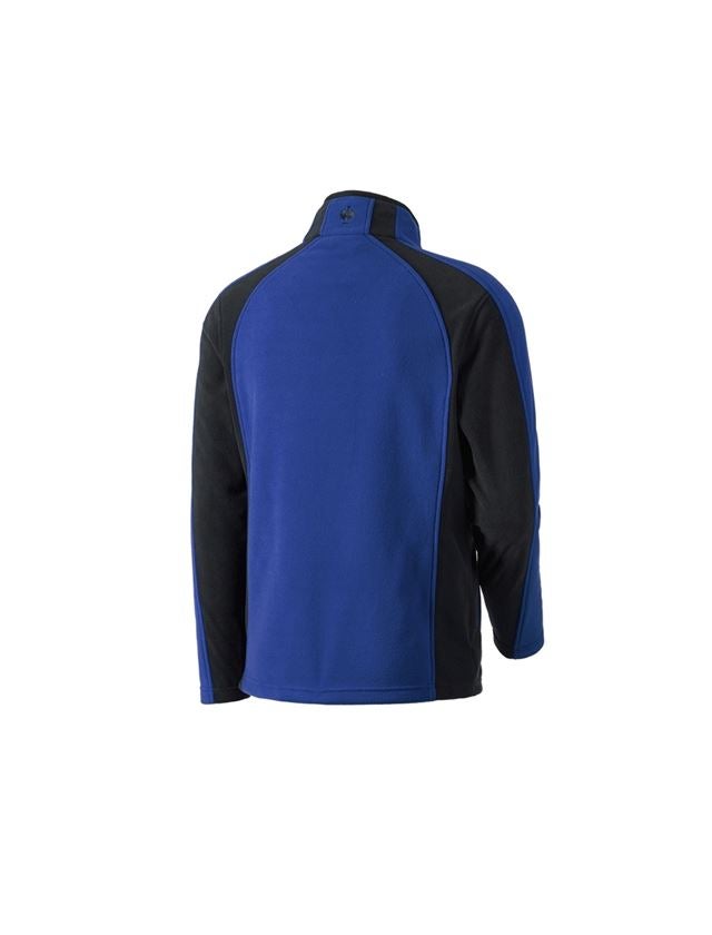 Vestes de travail: Veste en laine polaire dryplexx® micro + bleu royal/noir 1