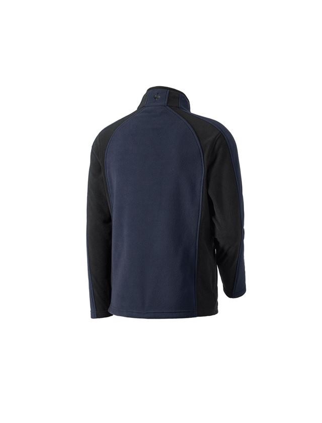 Menuisiers: Veste en laine polaire dryplexx® micro + bleu foncé/noir 3
