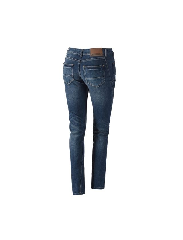Pantalons de travail: e.s. Jeans à 7 poches, femmes + stonewashed 3