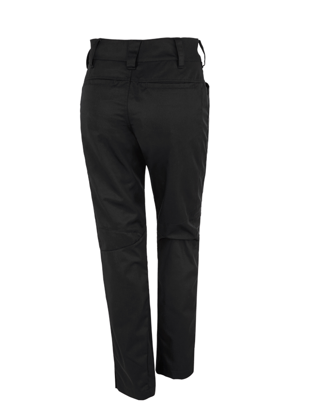 Menuisiers: e.s. Pantalon de travail base, femmes + noir 1