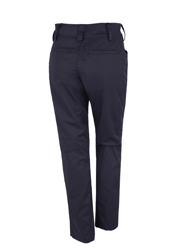 Menuisiers: e.s. Pantalon de travail base, femmes + bleu foncé 1