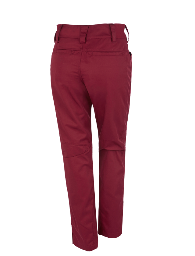 Menuisiers: e.s. Pantalon de travail base, femmes + rubis 1