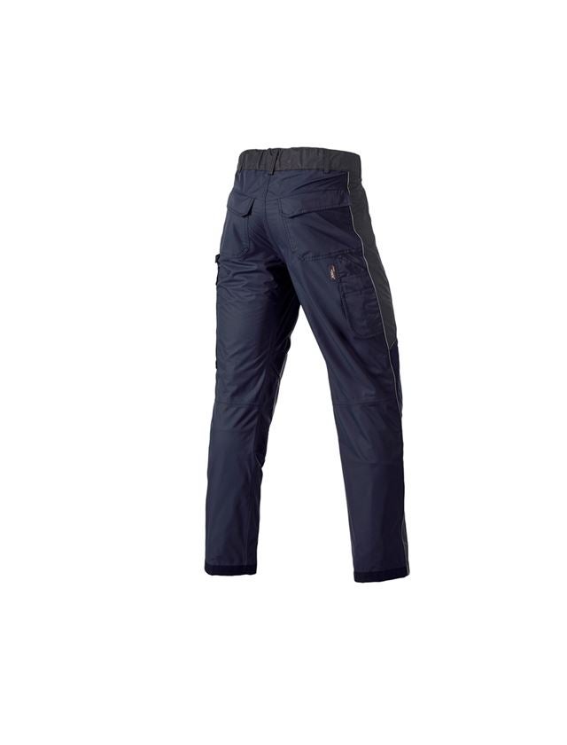 Pantalons de travail: Pantalon à taille élastique fonction e.s.prestige + bleu foncé/noir 3
