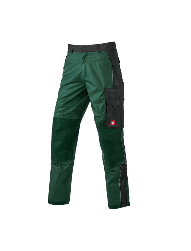 Pantalons de travail: Pantalon à taille élastique fonction e.s.prestige + vert/noir 2
