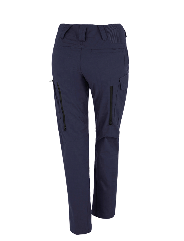 Thèmes: e.s. Pantalon de travail pocket, femmes + bleu foncé 1