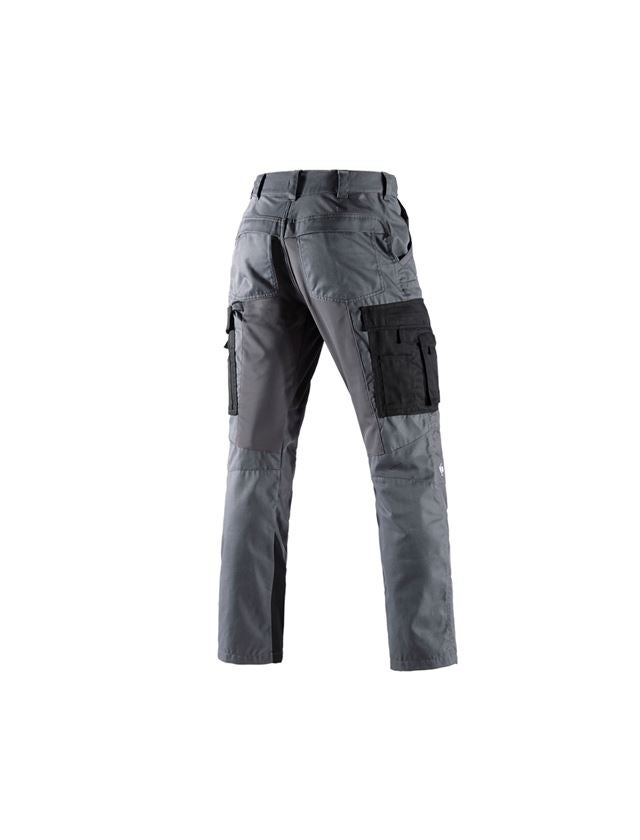 Pantalons de travail: Pantalon cargo e.s. comfort + anthracite/noir 3
