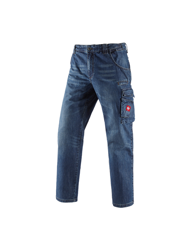 Pantalons de travail: e.s. Jeans Worker + darkwashed 2