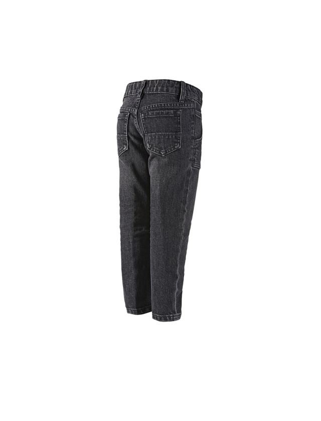 Pantalons: e.s. Jeans POWERdenim, enfants + blackwashed 1