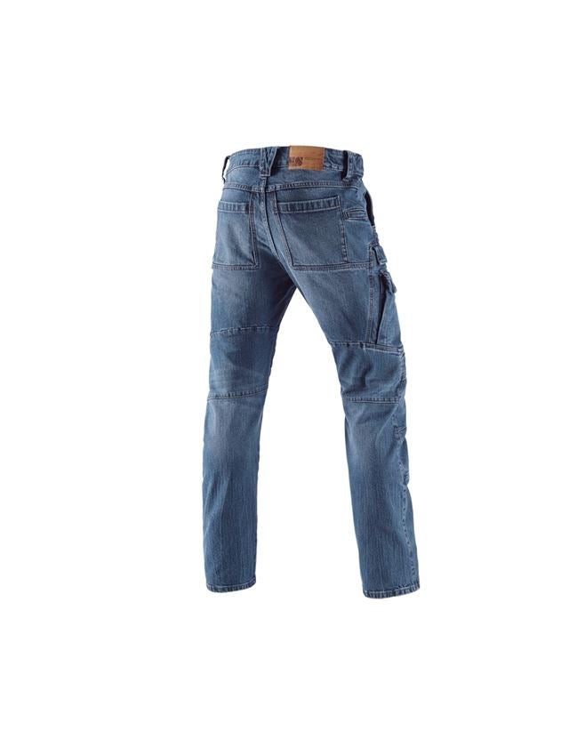 Installateurs / Plombier: e.s. Jeans de travail cargo POWERdenim + stonewashed 5