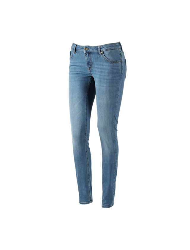 Pantalons de travail: e.s. Jeans stretch à 5 poches, femmes + stonewashed 2