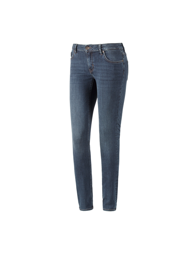 Pantalons de travail: e.s. Jeans stretch à 5 poches, femmes + mediumwashed 2
