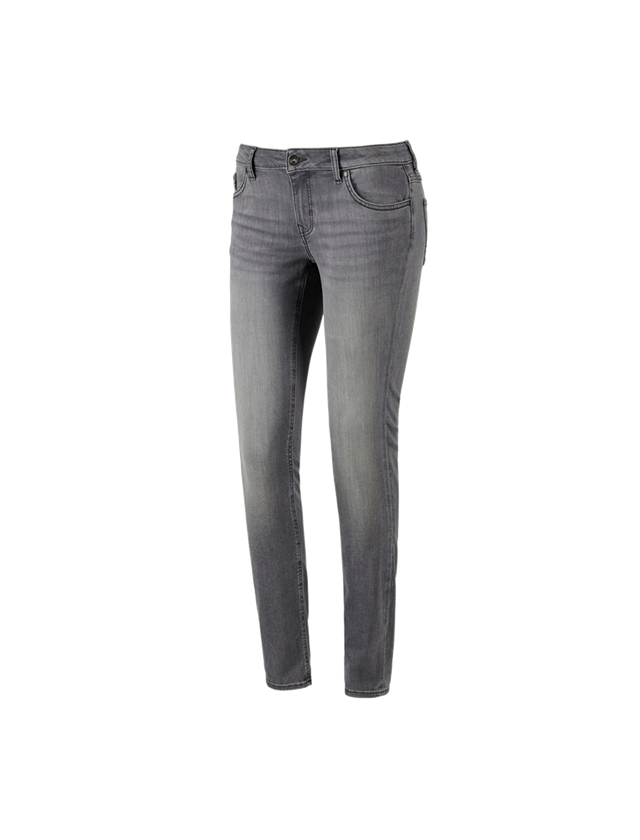 Hosen: e.s. 5-Pocket-Stretch-Jeans, Damen + graphitewashed 2