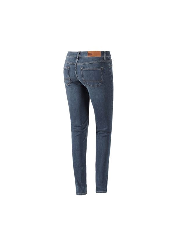 Hosen: e.s. 5-Pocket-Stretch-Jeans, Damen + mediumwashed 5