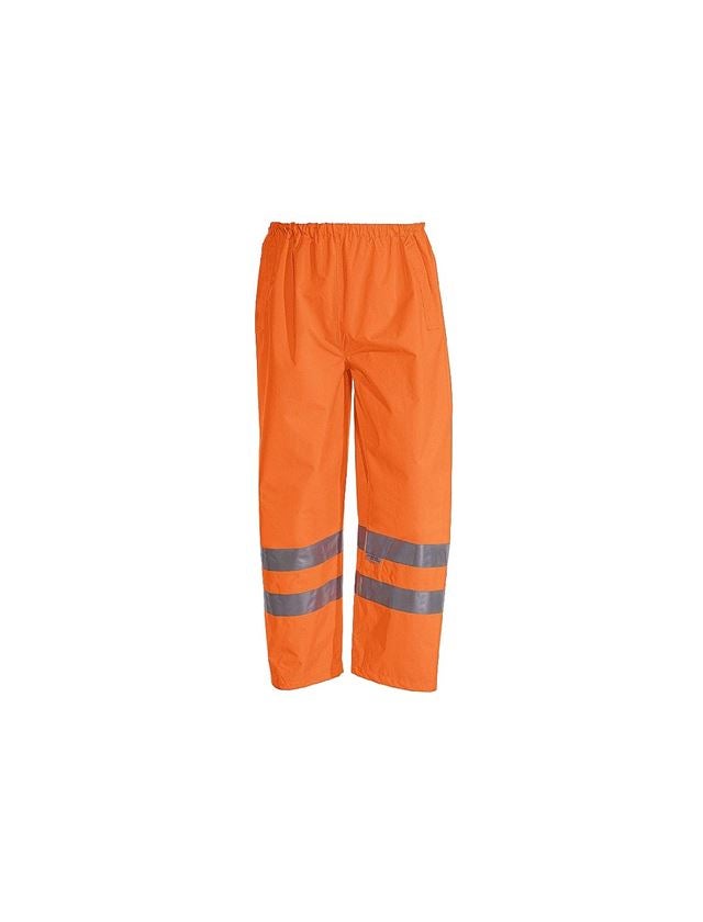 Pantalons de travail: STONEKIT Pantalon à taille élast. de signalisation + orange fluo