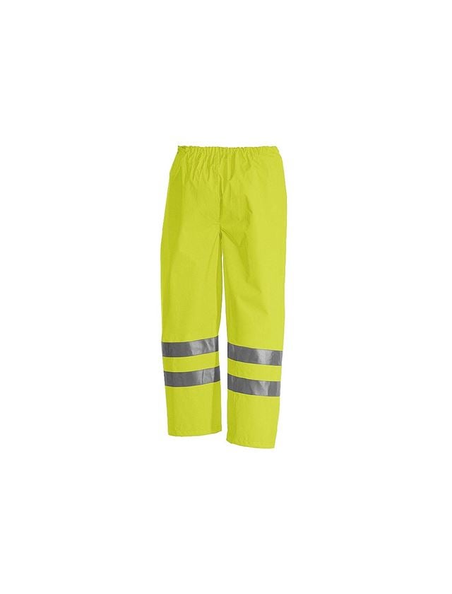 Pantalons de travail: STONEKIT Pantalon à taille élast. de signalisation + jaune fluo