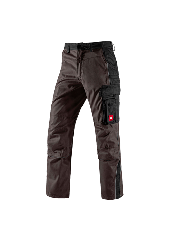 Installateurs / Plombier: Pantalon à taille élastique e.s.active + brun/noir 2