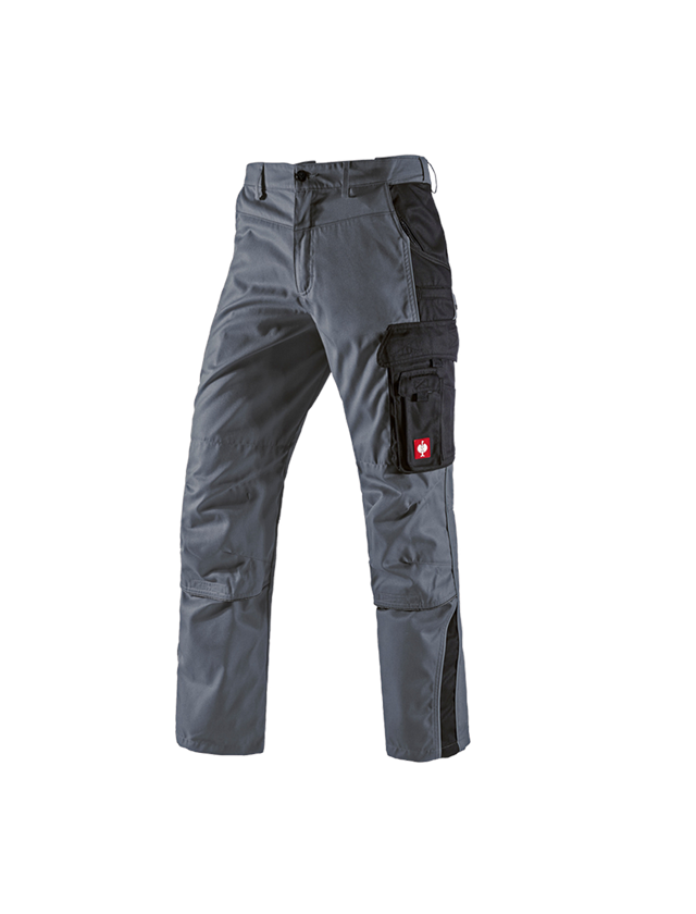 Menuisiers: Pantalon à taille élastique e.s.active + gris/noir 2